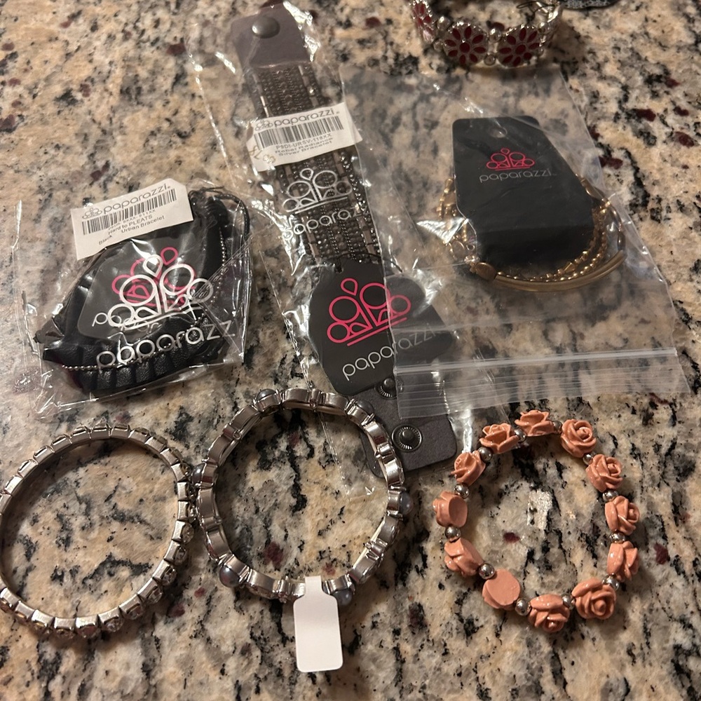 Paparazzi Silver and Copper Bracelet Collection